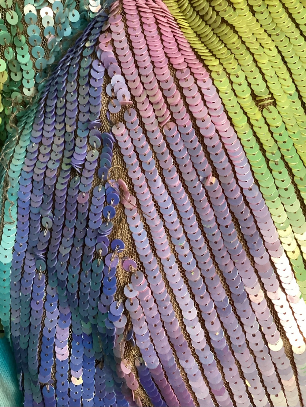 Show Me Your MuMu Rainbow Sequin Mini Dress - Picture 8 of 9